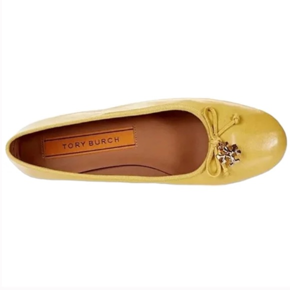 SOLD SOLD* TORY BURCH(8M) WOMEN’S Tory Charm Ballet Flats, Super fine Leather. - Picture 2 of 12